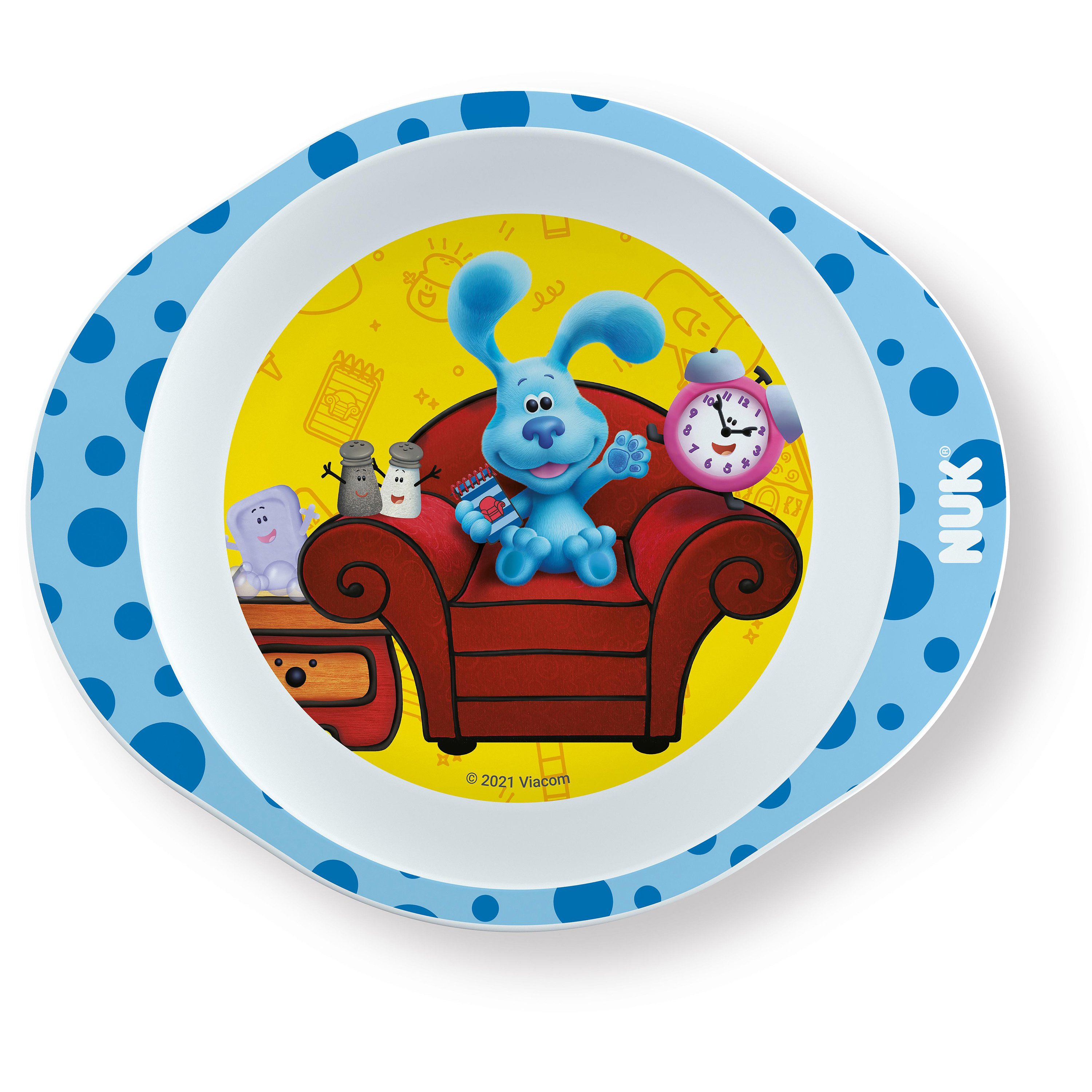 Blue's Clues & You Mealtime Plate Bowl Cup Set 4 years warranty